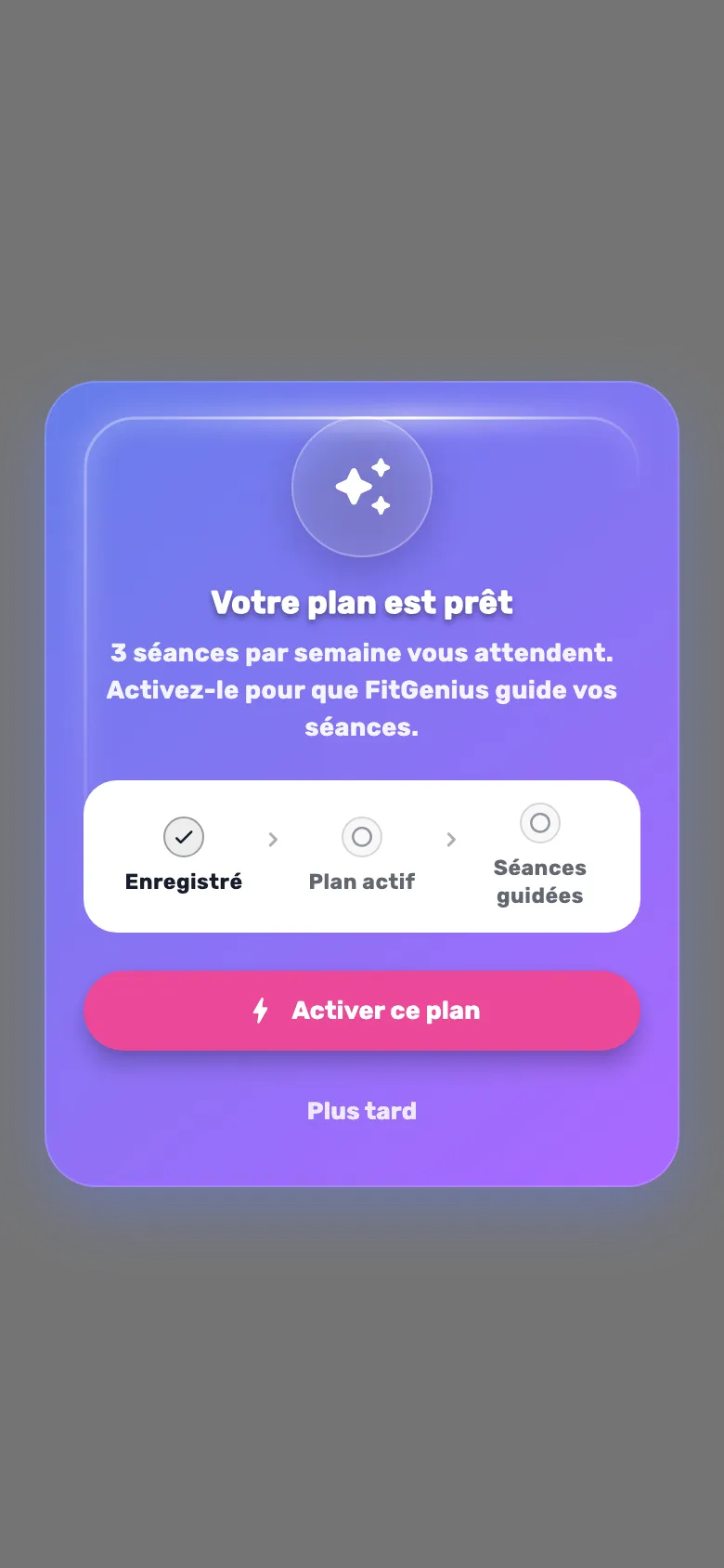 2 · Activer — FitGenius